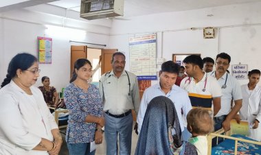 नवागत सिविल सर्जन डॉ.एम.एस. सागर ने जिला चिकित्सालय का निरीक्षण किया