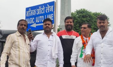 मैजिक यूनियन ने झंडावंदन कर मिठाई बांटी