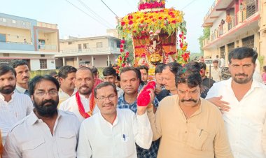 विरुपाक्ष महादेव की शाही सवारी का विधायक दिलीप मकवाना ने किया स्वागत