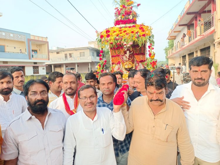 विरुपाक्ष महादेव की शाही सवारी का विधायक दिलीप मकवाना ने किया स्वागत