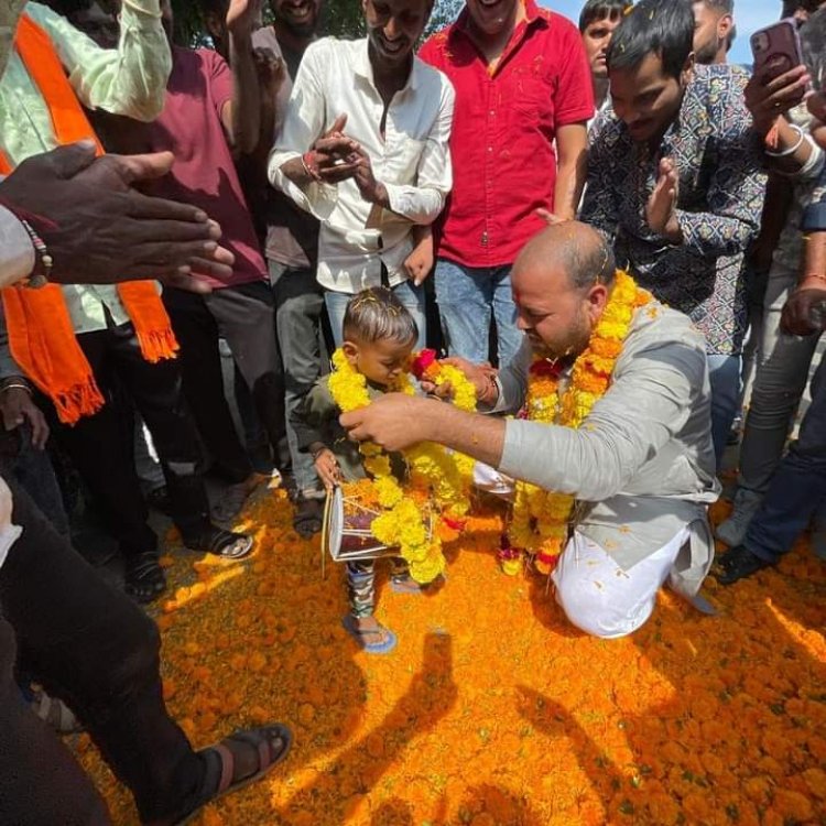 जीवन सिंह शेरपुर के जनसंपर्क, में नगरवासियों का मिल रहा भरपूर प्यार