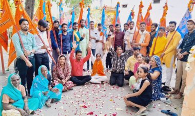 रावटी से रतलाम पहुंचे खाटू श्याम भक्तो का स्वागत किया