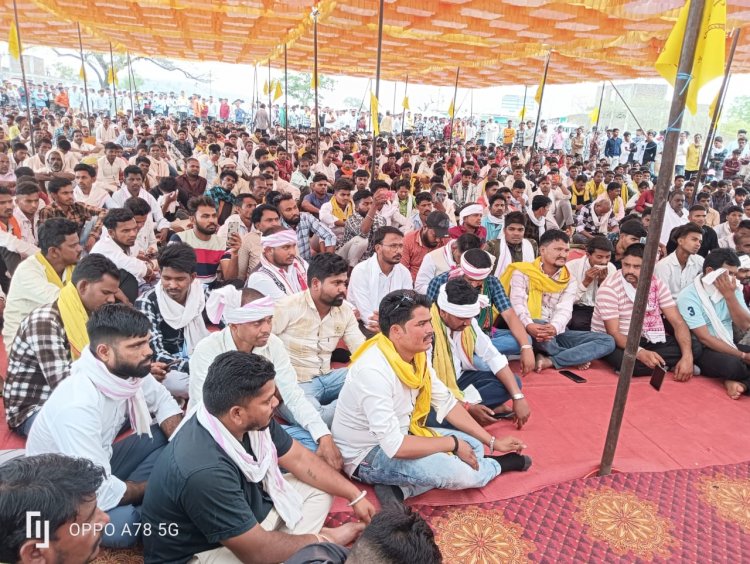 सरवन में हुई भारत आदिवासी पार्टी की सभा, प्रत्याशी के समर्थन में झोंकी ताकत