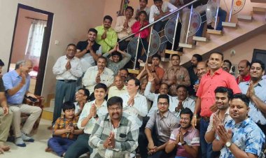 वर्षभर में हुई जानी-अनजानि गलतियों के लिए क्षमा मांगी, मुंह मीठा कराया