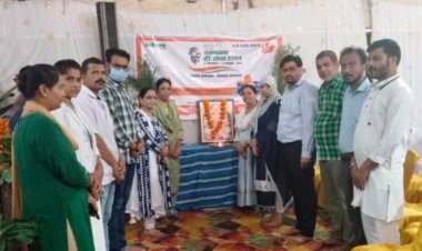 सफाई मित्रों की स्वास्थ जांच करवाई