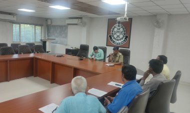 शहर के मैरिज गार्डन संचालकों की एसपी  ने ली बैठक, सुरक्षा  और सीसीटीवी कैमरे को लेकर दिए निर्देश