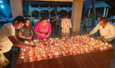 रतलाम:यहां शमशान में मनाते है दिवाली, जलती चिताओं के बीच बनाते हैं रंगोली, जानिए वजह