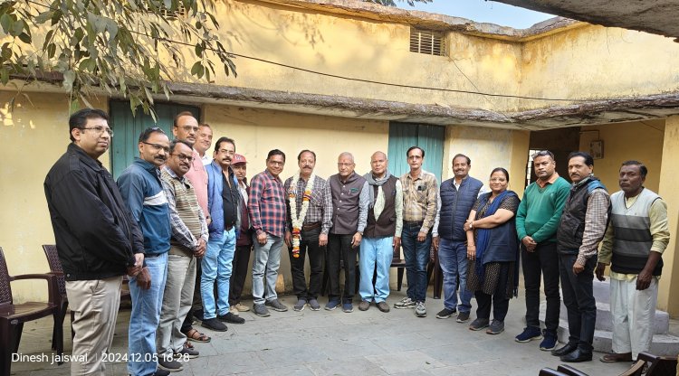 नवागत बीआरसीसी हाडा का म.प्र.शिक्षक संघ ने किया स्वागत