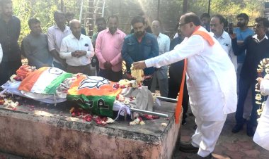 लोकतंत्र सेनानी श्री हजारीलाल मीणा का राजकीय सम्मान के साथ हुआ अंतिम संस्कार