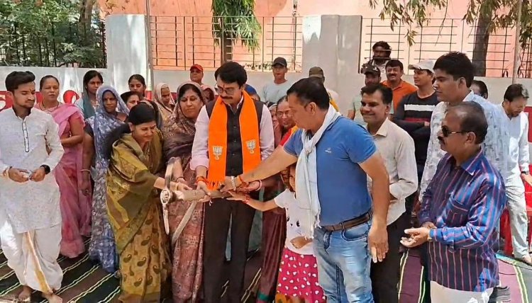 वार्ड क्रमांक 13 में होंगे 40 लाख के विकास कार्य, महापौर प्रहलाद पटेल ने किया विकास कार्यो का भूमि पूजन