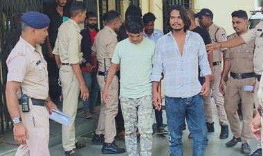 रतलाम पुलिस का धरपकड अभियान:13 बदमाशों को पक?कर निकाला जुलूस; अब तक 61 को भेजा जेल