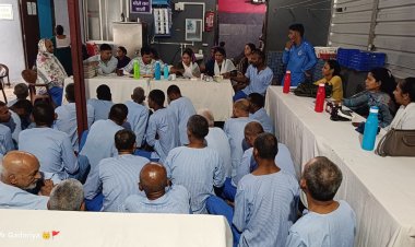 वरिष्ठ नागरिक दिवस के अवसर पर वृद्ध जनों का स्वास्थ्य परीक्षण किया गया