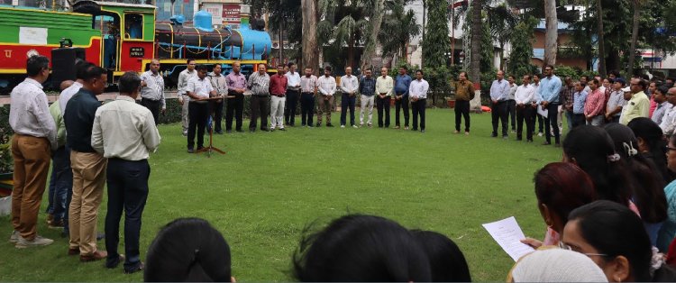 स्वच्छता को जीवन का हिस्सा बनाने का संकल्प, रेल मंडल में इंडिपेंडेंस डे सेलिब्रेशन के साथ स्वच्छता अभियान की शुरुआत