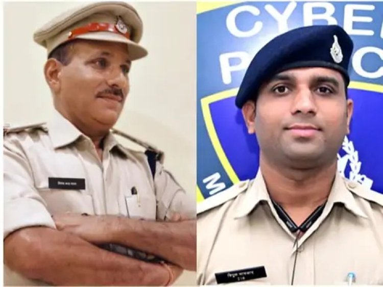 पुलिस में बेहतर सेवाएं देने पर सम्मानित हुए दो पुलिसकर्मी