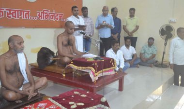 सर्किल जेल में मुनि सद्भाव सागरजी ने बंदियों को दिया संदेश -मनुष्य की श्वास ही उसके जीवन की शक्ति