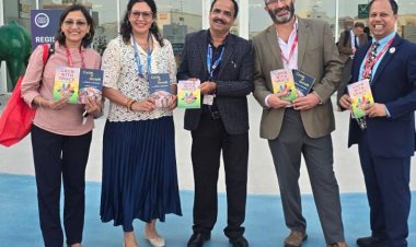 उप प्राचार्य गजेन्द्र सिंह की किताबों का अंतरराष्ट्रीय मंच पर हुआ विमोचन - टी फोर के संस्थापक पोटा और ग्रेमी अवार्ड विजेता फेमिस्टर ने किया विमोचन - बस्ती के सरकारी स्कूल के दुनिया में नम्बर वन बनने तो दूसरी में स्कूल लीडरशीप और मैनेजमेंट  टिप्स