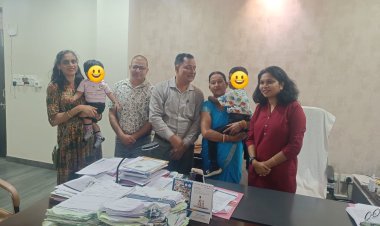 मिशन वात्सल्य के तहत दो निराश्रित शिशुओं को मिला नया आशियाना