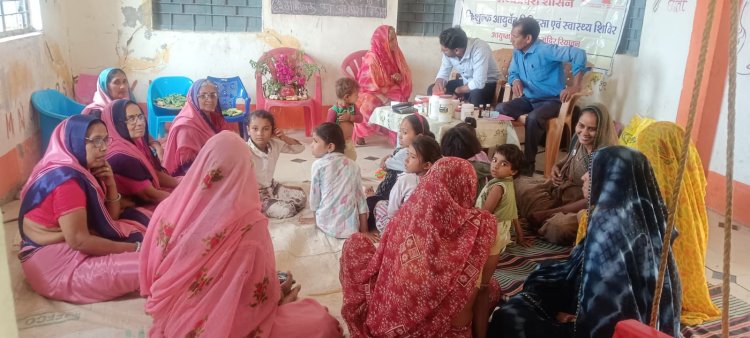 पोषण पखवाडा अंतर्गत आयुष विभाग द्वारा नि:शुल्क शिविर का आयोजन’