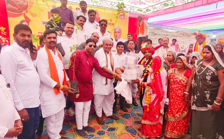 मुख्यमंत्री कन्यादान विवाह में 167 जोड़े बंधे परिणय सूत्र में, विधायक मथुरालाल डामर ने दिए विशेष उपहार