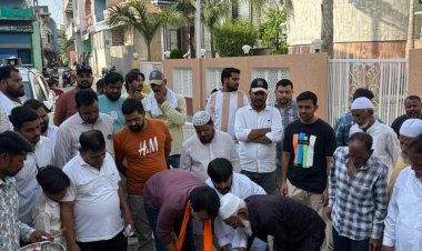 वार्ड 37 में बनेगी सीमेन्ट कांक्रीट सड़क, बिछेगी पेयजल पाईप लाईन, महापौर प्रहलाद पटेल ने किया निर्माण कार्य का भूमि पूजन