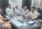 मुख्य चिकित्सा व स्वास्थ्य अधिकारी से रेडक्रास सोसाइटी संचालक मंडल ने की सौजन्य भेंट -स्वास्थ्य सेवाओं के विस्तार व जनहितकारी योजनाओं में सहभागिता पर चर्चा
