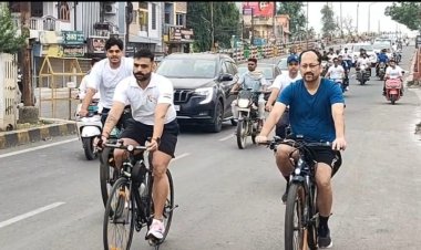 एसवायएस ग्रुप द्वारा साइक्लोथॉन रैली का आयोजन, नशा मुक्ति, पर्यावरण संरक्षण और स्वास्थ्य का दिया संदेश