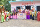 सेवा संकल्प अभियान के तहत आंगन मिलन सेवा कार्यक्रम में बच्चों का स्वास्थ्य परीक्षण, कार्यकर्ताओं का सम्मान