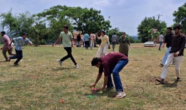 सृजन महाविद्यालय के विद्यार्थियों ने साई टीले पर मनाया उत्साह और अपनत्व का उत्सव