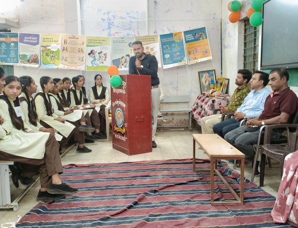 शिवपुर सरकारी स्कूल में मनाया उमंग है तो जिंदगी में रंग है” थीम पर मनाया उमंग दिवस